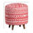Halvorson Upholstered Stool, Red