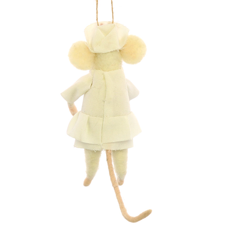 Ornement figurine suspendu pour souris d’infirmière