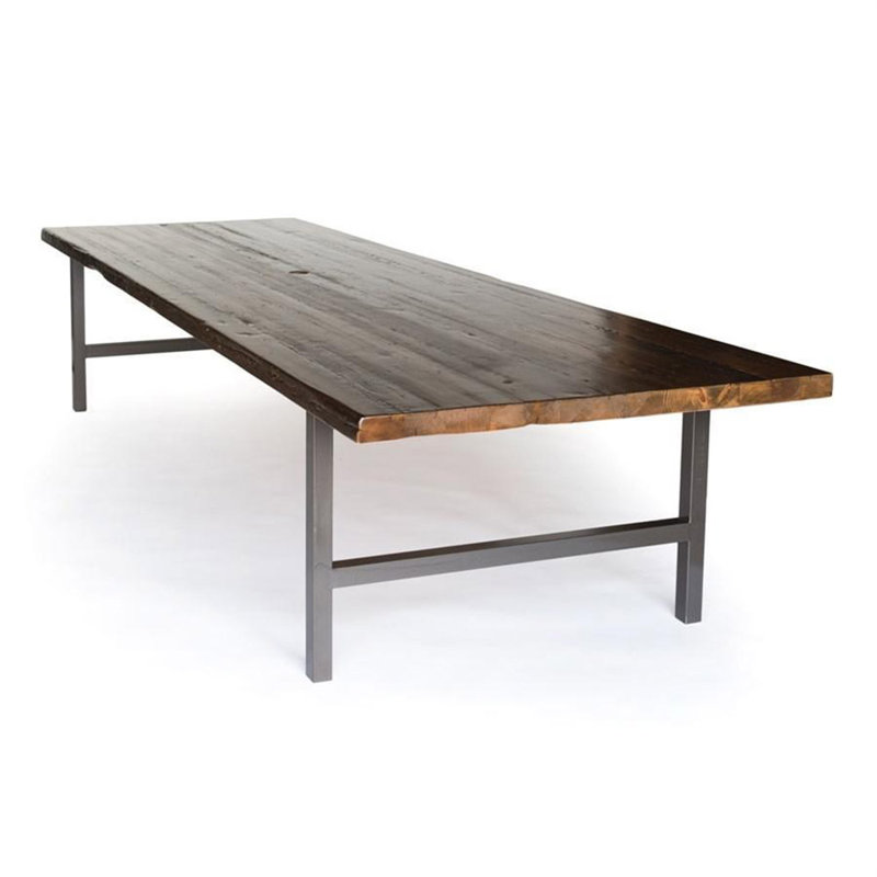 Table de salle à manger Braddy Fir, L 42 po x L 108 po, Antique