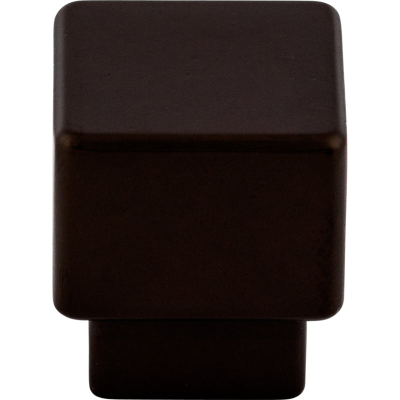 Tapered 1" Length Square Knob, Oiled Rubbed Bronze, 1" Knob Length