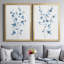 «Blue Blossom I», toile encadrée de qualité supérieure - prête à être accrochée-486586585-486586584