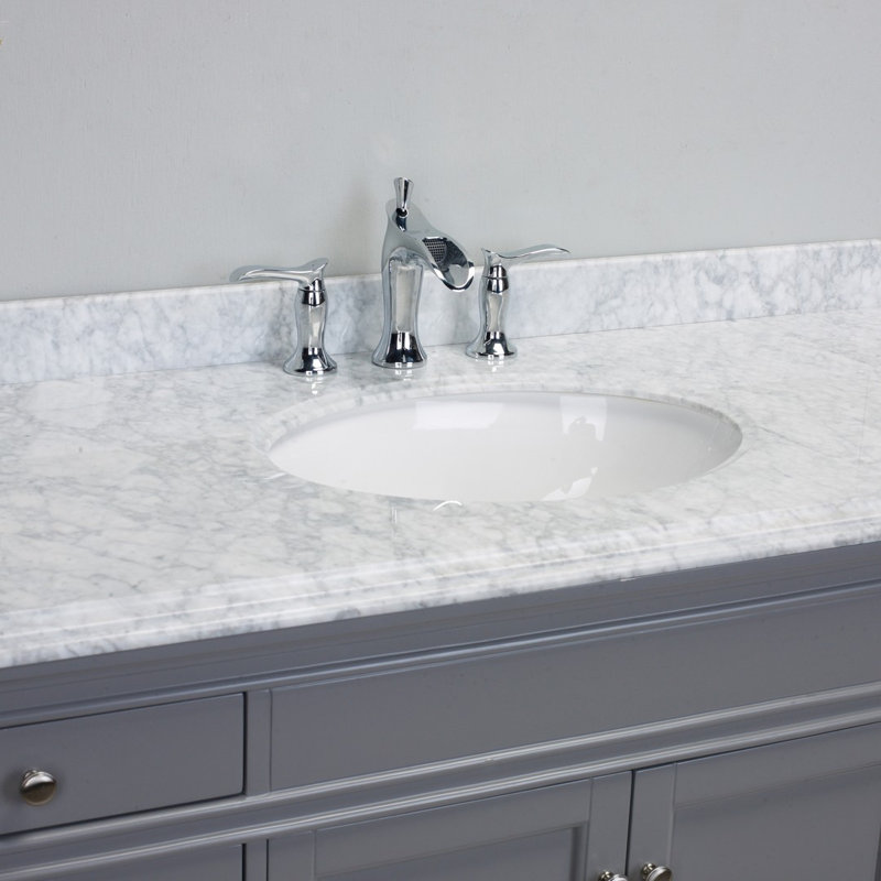 Elite Stamford 60" Single Bathroom Vanity Set, Gray