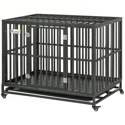 Caisse pour chien polyvalente et robuste avec des caractéristiques avancées pour la sécurité et la commodité