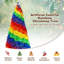 Sapin de Noël multicolore 84 po H