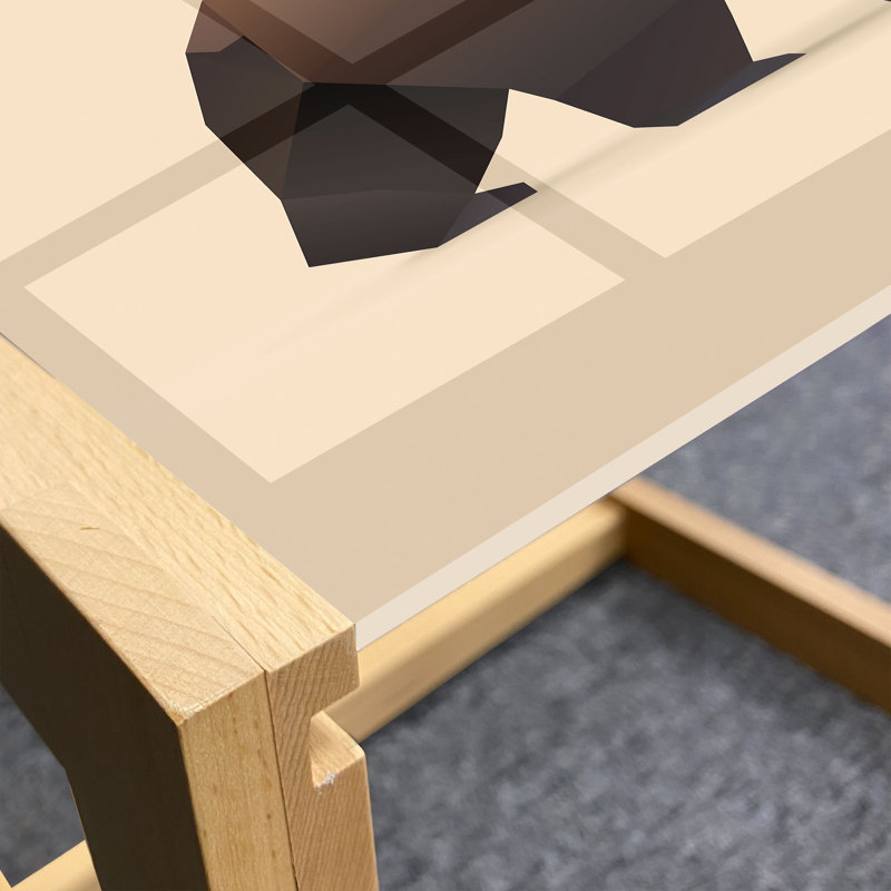 Table basse East Urban Home, H 15,75 po x L 35,83 po x l 24,4 po