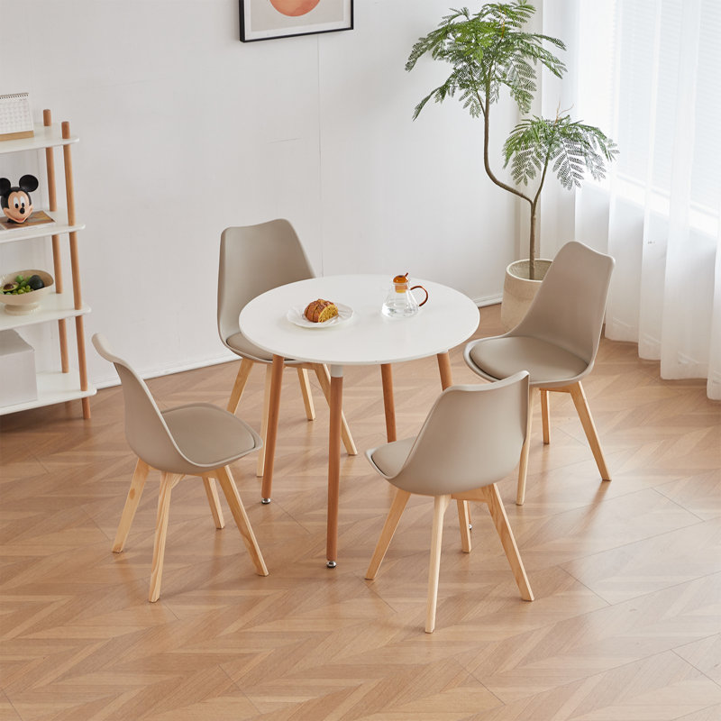 Quade Upholstered Dining Chair, Beige, 6