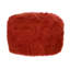 Round Tibetan Lamb Sheepskin Ottoman-950018306-950018324