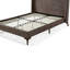 CARMER UPHOLSTERED BED FRAME SUPER KING MOCHA