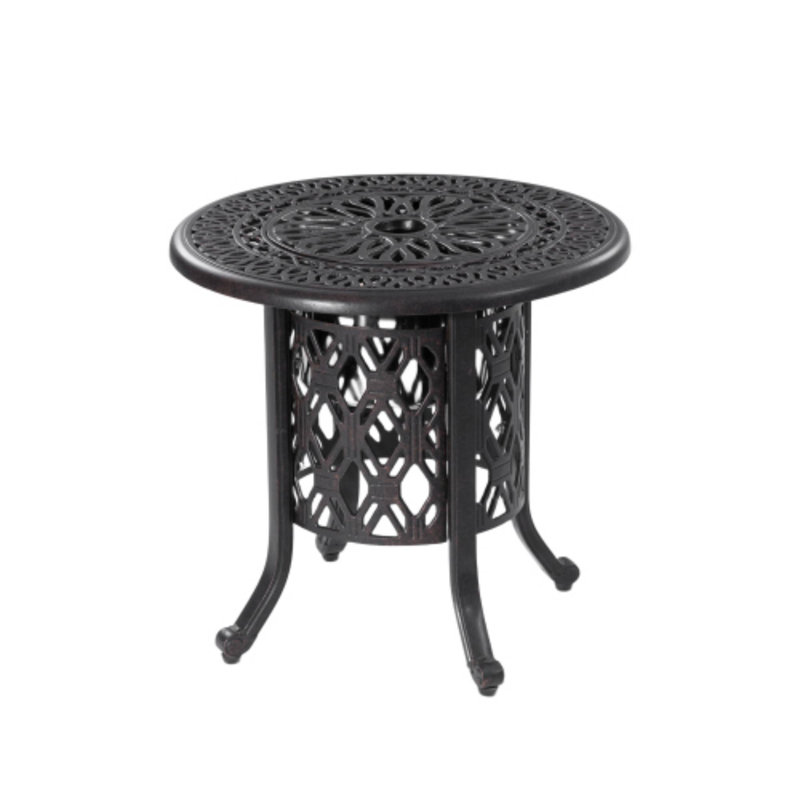 Table d'appoint 21 po avec seau à glace amovible pour les cocktails, les rassemblements sur le balcon et les boissons au bord de la piscine