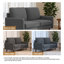 Hollymead Milman 144.5Cm Velvet Loveseat-476625264