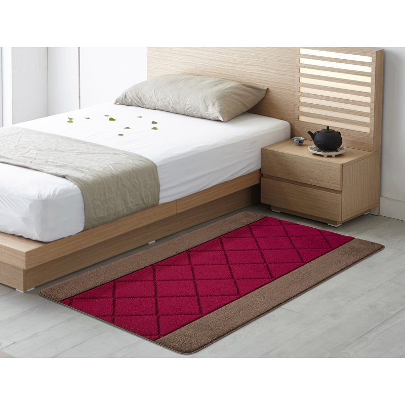 Damia Carmela Gel Kitchen Mat, 40cm W x 60cm L, Brown/Red