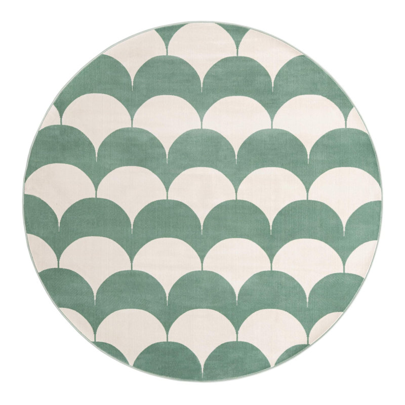 Unique Loom Arches Whimsy Kids Rug, Round 7'10"