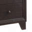 Table de chevet 2 tiroirs Espresso