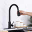 Robinet de cuisine rétractable à poignée simple
