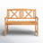 Giles Solid Wood Fir Outdoor Bench