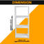 30'' W Plastic Shelving Unit