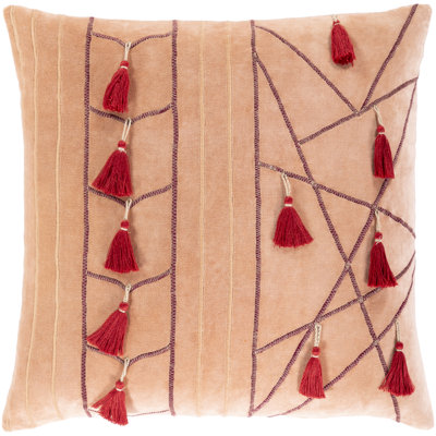 Cotton 20" Throw Pillow Cover