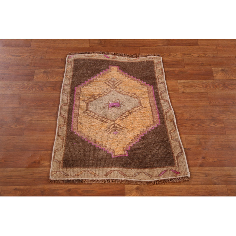 Tapis turc géométrique en laine Anatolian