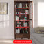 Vitrines en bois massif noisette + verre