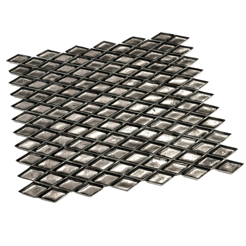 1" x 1.5" Glass Random Mosaic Wall & Floor Tile, Gold