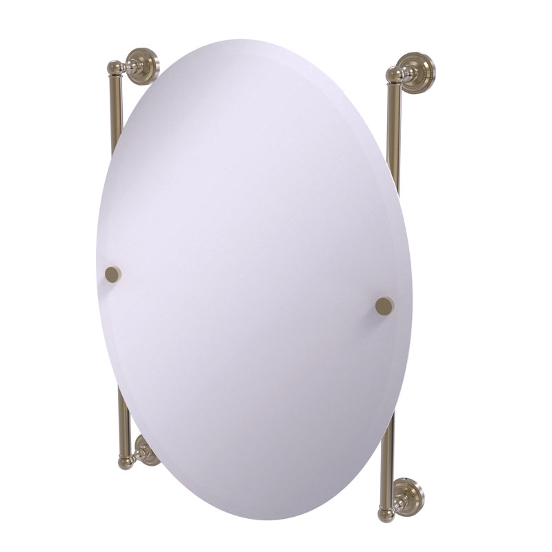 Marchmont Wall Mirror, Antique Pewter