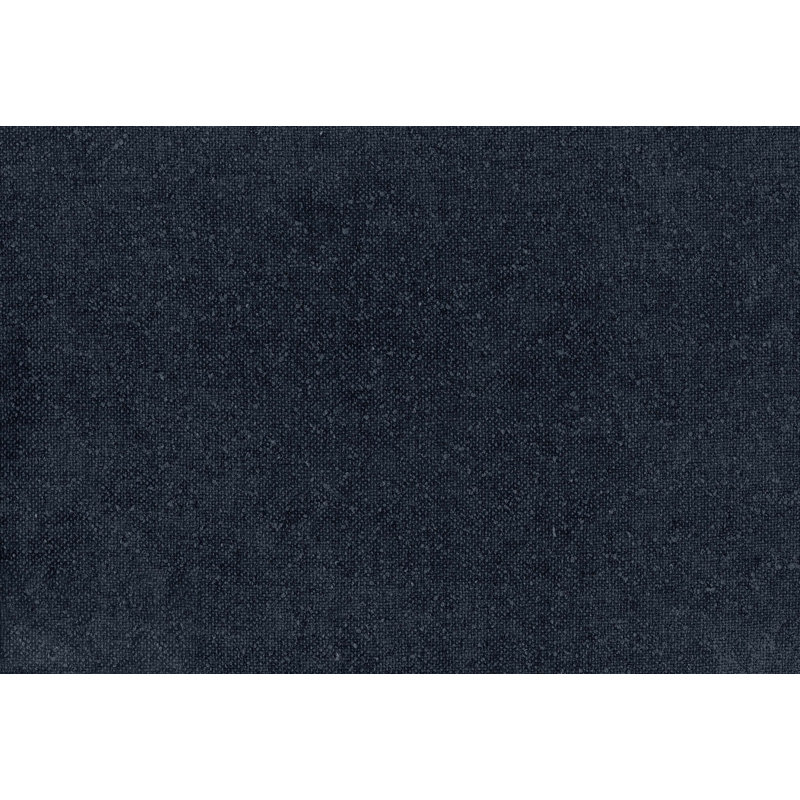 Fauteuil demi-tonneau pivotant en bois massif Boucle, Bleu