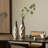 Modern Two-Tone Colour  With Geometric Faceted Ceramic Table Vases