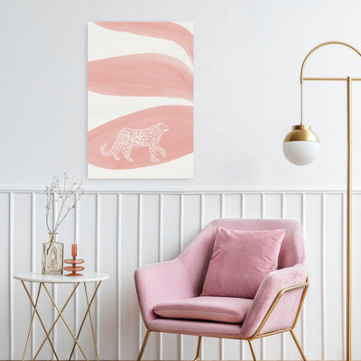 Contemporary Art Contemporary Cat Wall Art by Beate Tubach - Wrapped Canvas Print