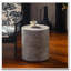 Table d'appoint d'angle moderne en faux béton et table de bout sans assemblage-1313864190