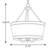 Hodges 3 - Light Outdoor Chandelier