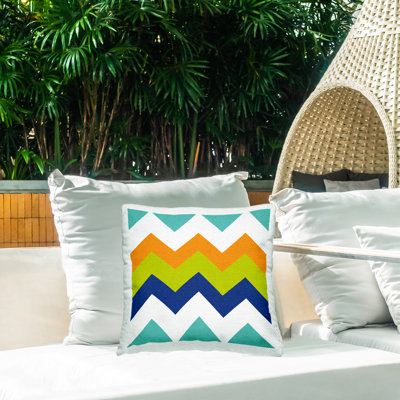 Coussin d'extérieur Bold Zig Zag