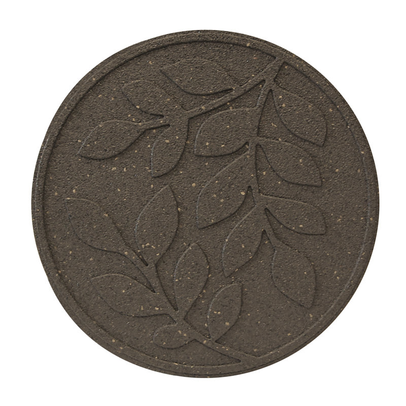 Odille Leaves Earth Stepping Stone, Brown
