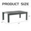 Rectangular Glass Outdoor Coffee Table - 109.2 cm W 61 cm D-451257118