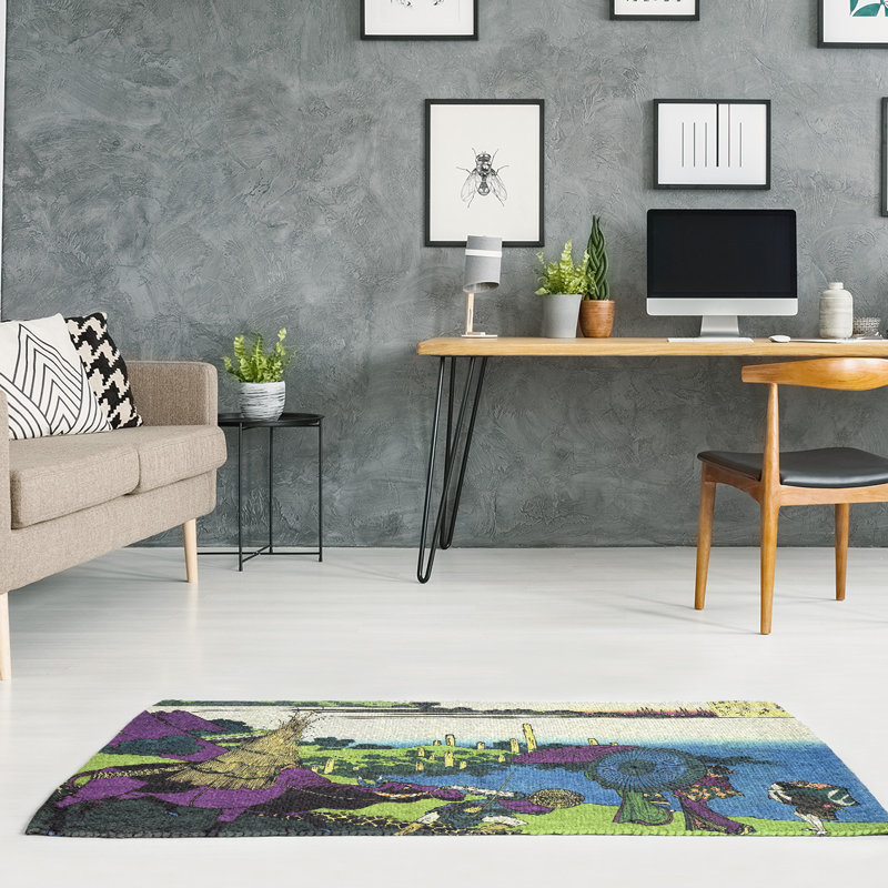 Chenille Indoor Rug, Rectangle 3' x 5'