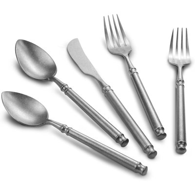 20-Piece Stainless Steel Flatware Set, 18/10 Matte Finish Cutlery Set For 4, Durable And Elegant Silverware For Everyday And Special Occasions