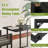3 Pcs Patio Pe Wicker Furniture Set Cushioned chairs With Folding Backrest Backyard White