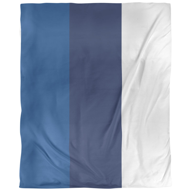 Fabric, Blue/Navy Blue/White, 36" W x 58" L, Cotton Twill