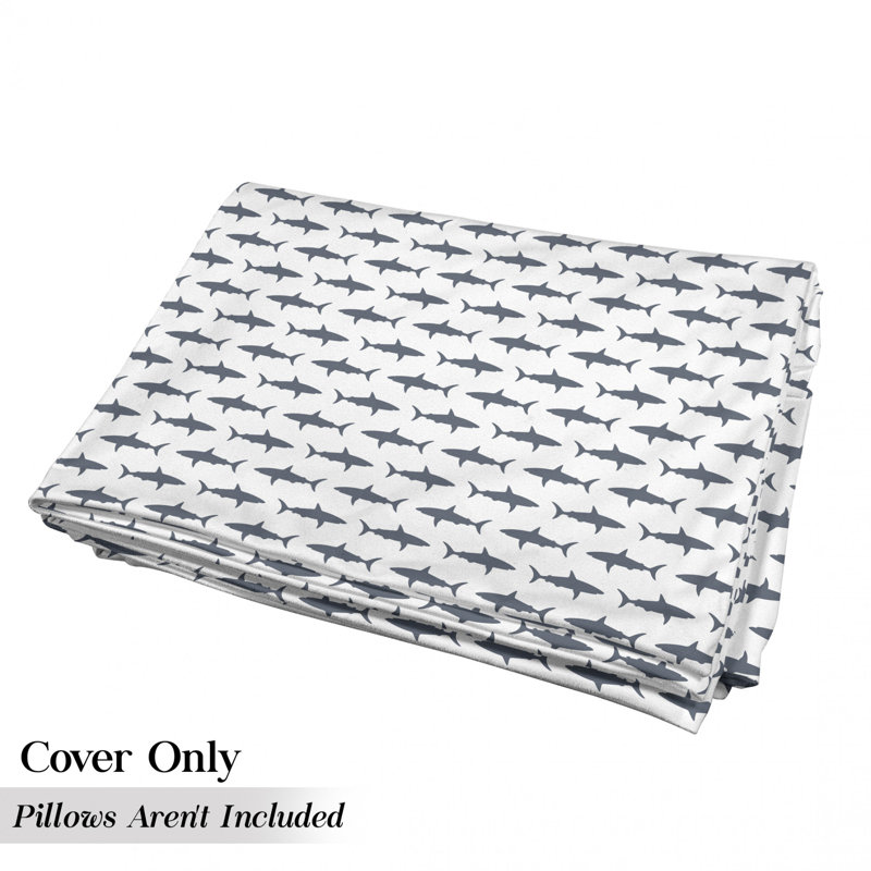 Housse de coussin d'extérieur Sharks, H 2 po x l 27 po x P 88 po