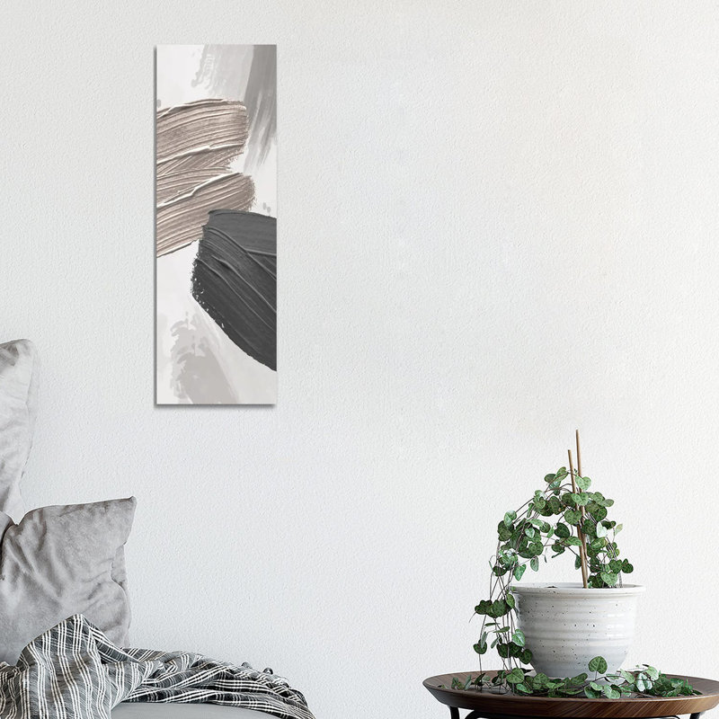 Strokes II by Kimberly Allen - Wrapped Canvas Panoramic Print, 30.48 cm H x 91.44 cm W x 1.91 cm D