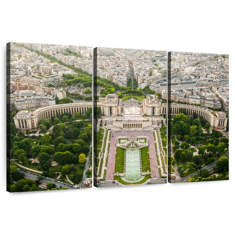 Sireci au-dessus de Paris, H 20 po x l 33 po