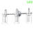 Aize 3 - Light LED Vanity Light
