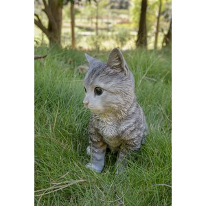 Hi-Line Gift Ltd. Head-Tilting Tabby Kitten Sitting & Reviews | Wayfair