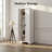 23.3" W x 16.9" D x 71.2" H Bathroom Storage Cabinet with 2 Doors, White MDF Cabinet with Adjustable Shelves, Anti-Tipping Device for Home Office, Dining Room-412446277-412446296