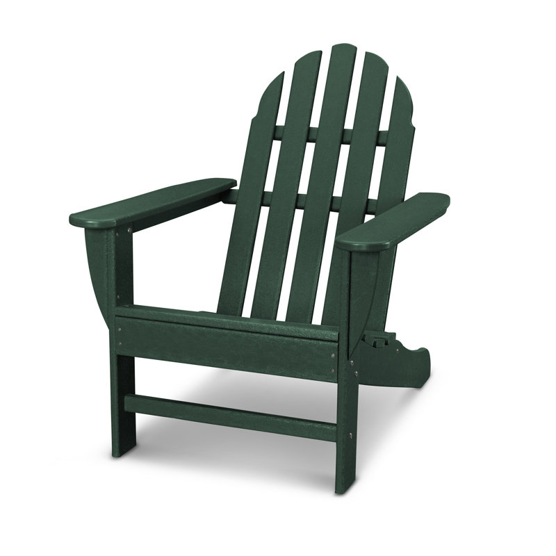 POLYWOOD Classics Adirondack Chair, Green