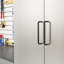 Armoire de rangement murale 31,61 po L, 79,94 po, P 21,94 po, design contemporain, finition gris métallique, fonction, eau et chaleur, scellage de bord 2 fois plus épais, panneau de qualité E0, tablette de rangement, robuste