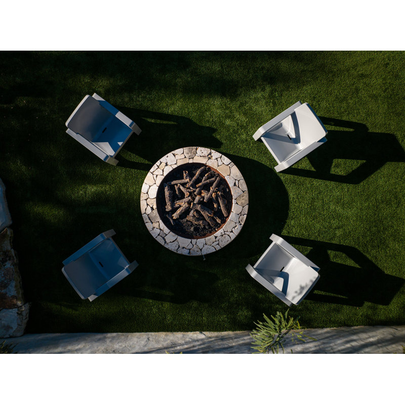 Deck Outdoor Lounge Chair, Highcloud White