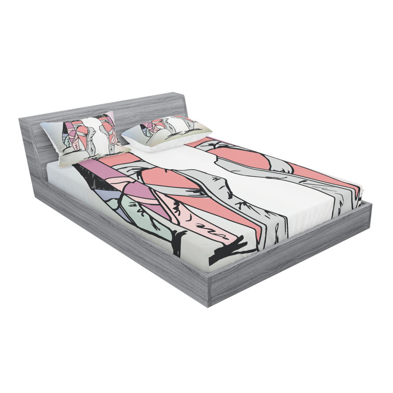 Microfiber Sheet Set, Full Sheet Set with Fitted Sheet