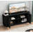 63" Double-Door Wavy Storage Sideboard-2097354394