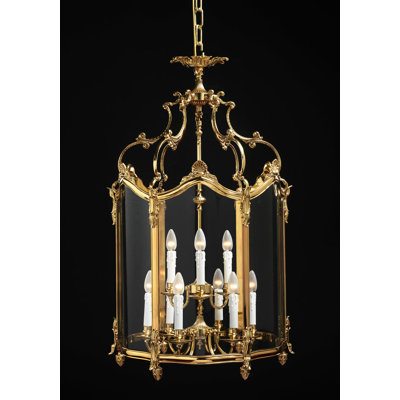 9 - Light Lantern Geometric Chandelier