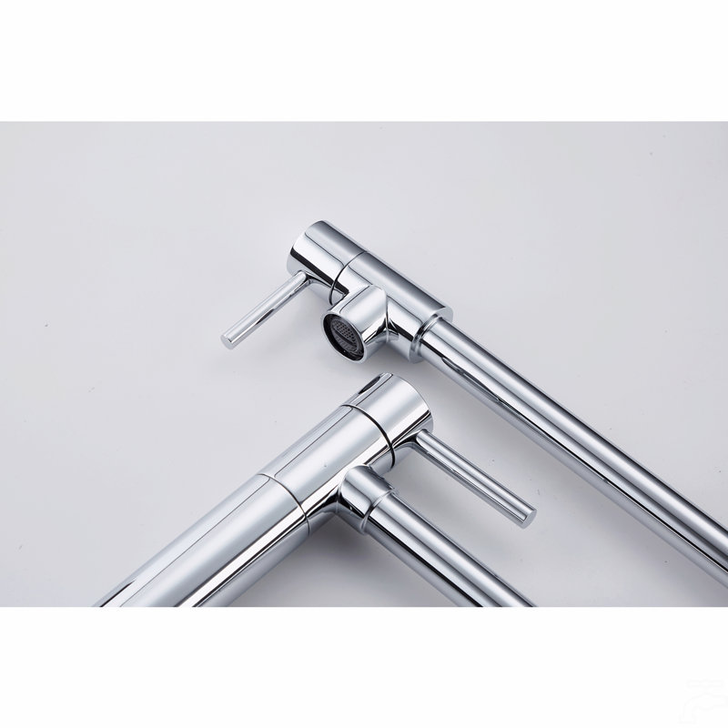 Robinet remplisseur de pot avec tige d'extension, Chrome chrome